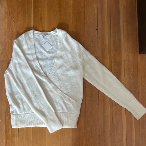 Madewell Sweaters - Madewell Women's Cream Wrap Sweater
